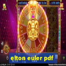 elton euler pdf